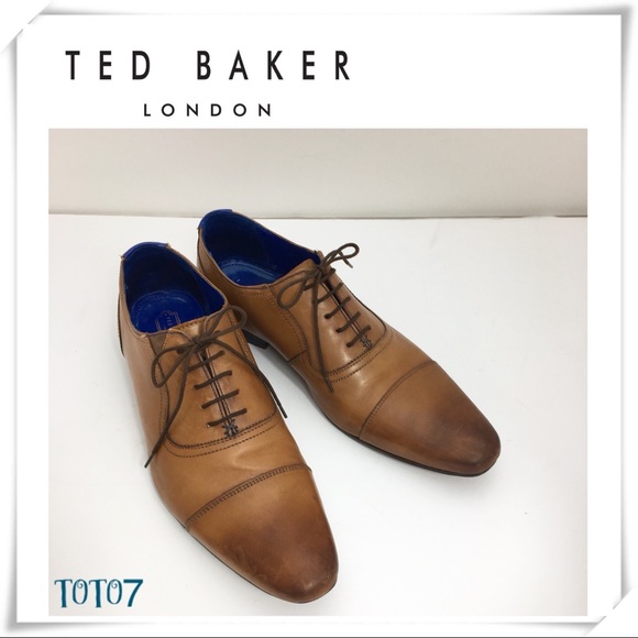 Ted Baker Other - Ted Baker Lace up Cup Toe Brown Leather Oxford